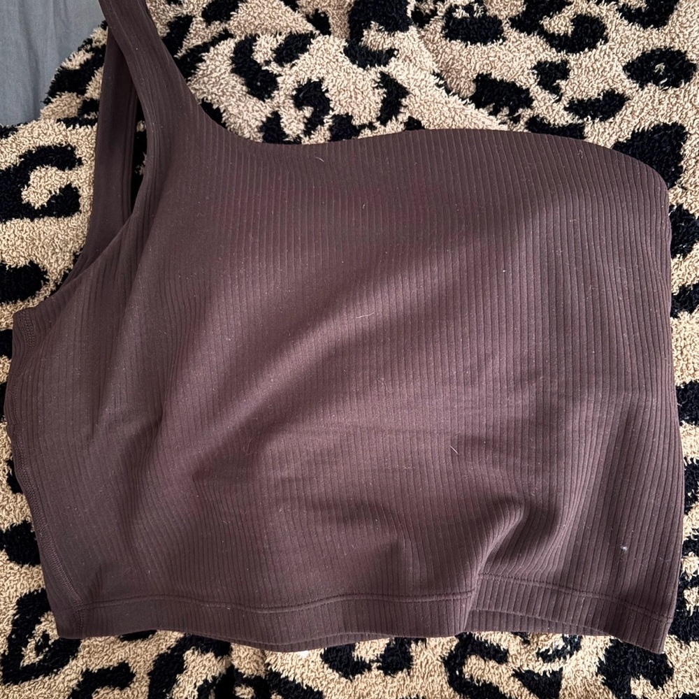 Lululemon Ribbed Nulu™ Asymmetrical Yoga Tank